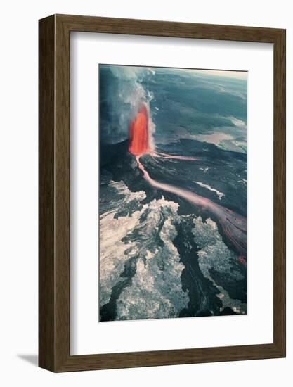 Eruption of Pu'u O'o Crater-J.D. Griggs-Framed Photographic Print