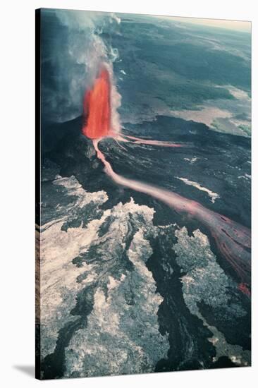 Eruption of Pu'u O'o Crater-J.D. Griggs-Stretched Canvas