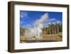 Eruption of Riverside Geyser, Firehole River, Upper Geyser Basin-Eleanor Scriven-Framed Photographic Print