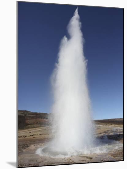 Eruption of Strokkur Geysir, Iceland-Stocktrek Images-Mounted Photographic Print