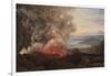 Eruption of the Volcano Vesuvius, 1821-Johan Christian Clausen Dahl-Framed Giclee Print