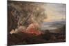 Eruption of the Volcano Vesuvius, 1821-Johan Christian Clausen Dahl-Mounted Giclee Print