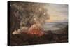 Eruption of the Volcano Vesuvius, 1821-Johan Christian Clausen Dahl-Stretched Canvas