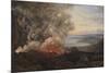 Eruption of the Volcano Vesuvius, 1821-Johan Christian Dahl-Mounted Giclee Print