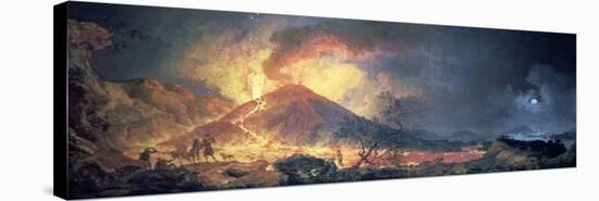 Eruption of Vesuvius, 1770S-Pierre-Jacques Volaire-Stretched Canvas