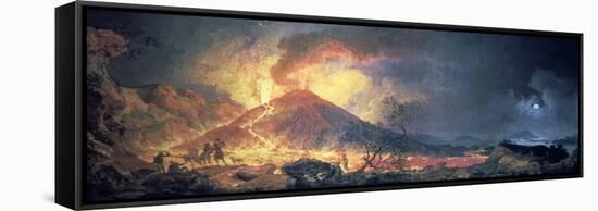 Eruption of Vesuvius, 1770S-Pierre-Jacques Volaire-Framed Stretched Canvas