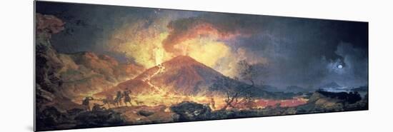 Eruption of Vesuvius, 1770S-Pierre-Jacques Volaire-Mounted Giclee Print