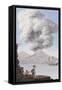 Eruption of Vesuvius, 1776-Sir William Hamilton-Framed Stretched Canvas