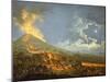 Eruption of Vesuvius from the Slopes of the Crater-Carlo Bonavia-Mounted Giclee Print