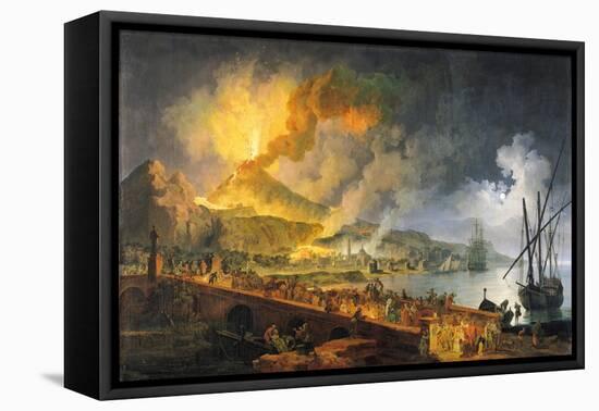 Eruption of Vesuvius in 1771, 1779-Pierre Jacques Volaire-Framed Stretched Canvas