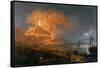 Eruption of Vesuvius in 1771-Pierre Jacques Volaire-Framed Stretched Canvas