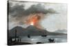 Eruption of Vesuvius, Italy, C1815-null-Stretched Canvas