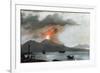 Eruption of Vesuvius, Italy, C1815-null-Framed Giclee Print