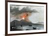 Eruption of Vesuvius, Italy, C1815-null-Framed Giclee Print