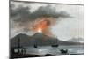 Eruption of Vesuvius, Italy, C1815-null-Mounted Giclee Print