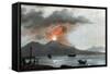 Eruption of Vesuvius, Italy, C1815-null-Framed Stretched Canvas