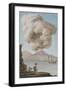 Eruption of Vesuvius, Monday 9th August 1779-Pietro Fabris-Framed Giclee Print