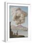 Eruption of Vesuvius, Monday 9th August 1779-Pietro Fabris-Framed Giclee Print