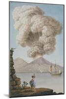 Eruption of Vesuvius, Monday 9th August 1779-Pietro Fabris-Mounted Giclee Print