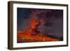 Eruption of Vesuvius.-Joseph Wright of Derby-Framed Giclee Print