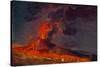 Eruption of Vesuvius.-Joseph Wright of Derby-Stretched Canvas