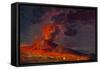 Eruption of Vesuvius.-Joseph Wright of Derby-Framed Stretched Canvas