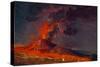 Eruption of Vesuvius.-Joseph Wright of Derby-Stretched Canvas