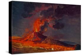 Eruption of Vesuvius.-Joseph Wright of Derby-Stretched Canvas