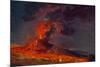 Eruption of Vesuvius.-Joseph Wright of Derby-Mounted Giclee Print