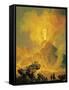 Eruption of Vesuvius-Pierre-Jacques Volaire-Framed Stretched Canvas