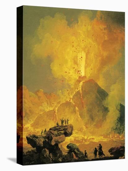 Eruption of Vesuvius-Pierre-Jacques Volaire-Stretched Canvas