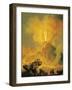 Eruption of Vesuvius-Pierre-Jacques Volaire-Framed Giclee Print