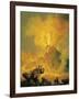 Eruption of Vesuvius-Pierre-Jacques Volaire-Framed Giclee Print