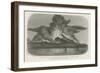 Eruption of Vesuvius-null-Framed Giclee Print