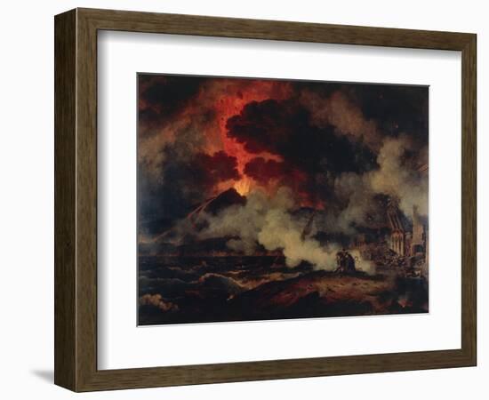 Eruption of Vesuvius-Pierre Henri de Valenciennes-Framed Giclee Print