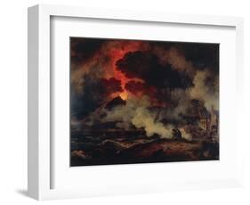 Eruption of Vesuvius-Pierre Henri de Valenciennes-Framed Giclee Print