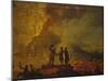 Eruption of Vesuvius-Pierre-Jacques Volaire-Mounted Giclee Print