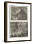 Eruption of Vesuvius-null-Framed Giclee Print