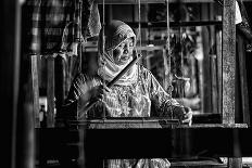 Songket Maker-Erwin Astro-Laminated Photographic Print