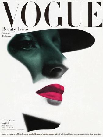 Vogue Cover - May 1945 - In the Shade
