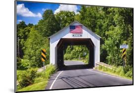 Erwinna Covered Bridge, Pennsylvania-George Oze-Mounted Photographic Print