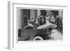 Erzherzog Franz Ferdinand and His Wife Leave Sarajevo Town Hall for Their Last Car Ride-Haeckel-Framed Art Print