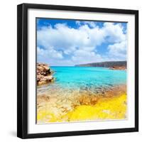 Es Calo De San Agusti in Formentera Balearic Islands-Natureworld-Framed Photographic Print