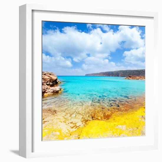 Es Calo De San Agusti in Formentera Balearic Islands-Natureworld-Framed Photographic Print