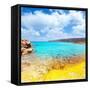 Es Calo De San Agusti in Formentera Balearic Islands-Natureworld-Framed Stretched Canvas