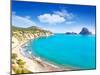 Es Vedra Island of Ibiza View from Cala D Hort in Balearic Islands-Natureworld-Mounted Photographic Print