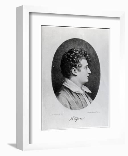 Esaias Tegner, Engraved by Isaac Wilhelm Tegner and Johann Adolf Kittendorff-Leonard Henrik Roos af Hjelmsater-Framed Giclee Print