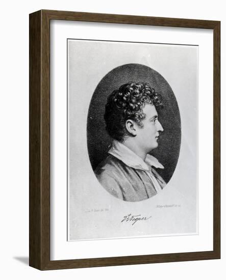 Esaias Tegner, Engraved by Isaac Wilhelm Tegner and Johann Adolf Kittendorff-Leonard Henrik Roos af Hjelmsater-Framed Giclee Print