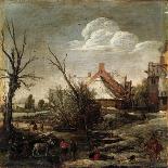 Winter, 17th Century-Esaias van de Velde-Giclee Print