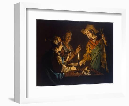 Esau and Jacob, 1640S-Matthias Stomer-Framed Giclee Print